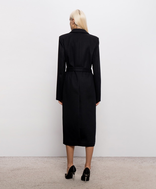 Tom Ford Чорне пальто з вовни CP1680FAX1567 зображення 4
