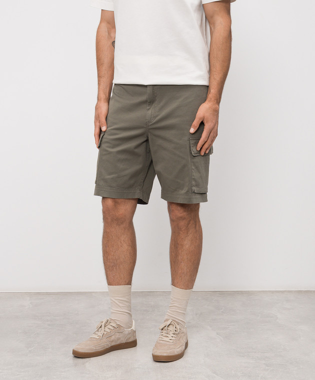 Woolrich Шорти-карго кольору хакі CFWOSH2001MRUT5262 зображення 3