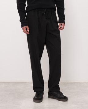 Maison Margiela MM6 Чорні штани з вовною SH0KA0023M36020