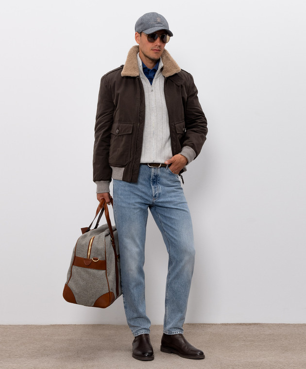 Brunello Cucinelli Синя сорочка MY6370627 зображення 2