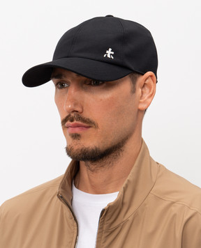 Premiata Черная кепка с вышивкой эмблемы BALL12