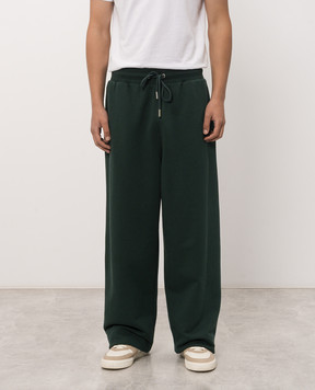 Ami Paris Зеленые спортивные штаны HTR856730