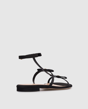 Gianvito Rossi Черные сандалии с эмблемой G3274905RIC