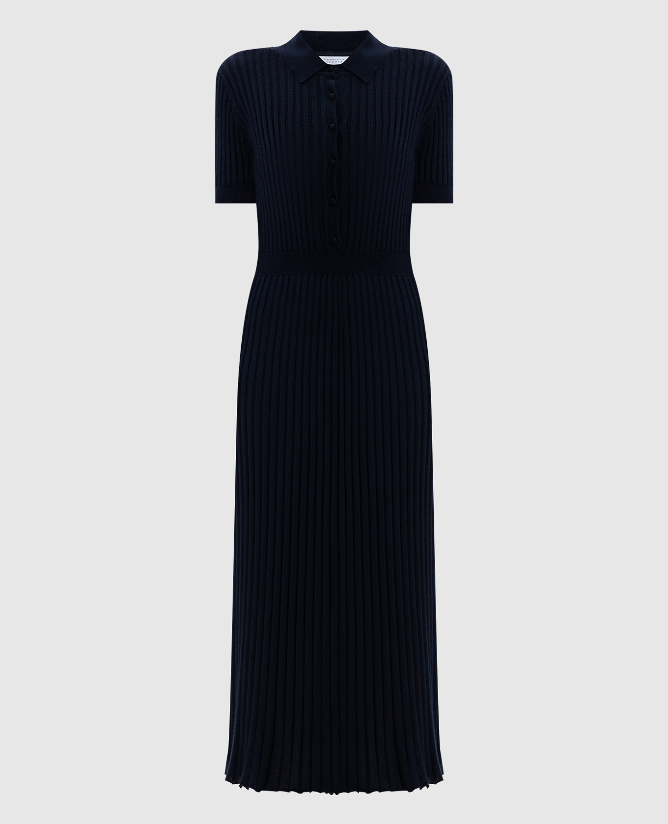 

Синее платье Amor из шелка и кашемира, Синий, Повседневные платья