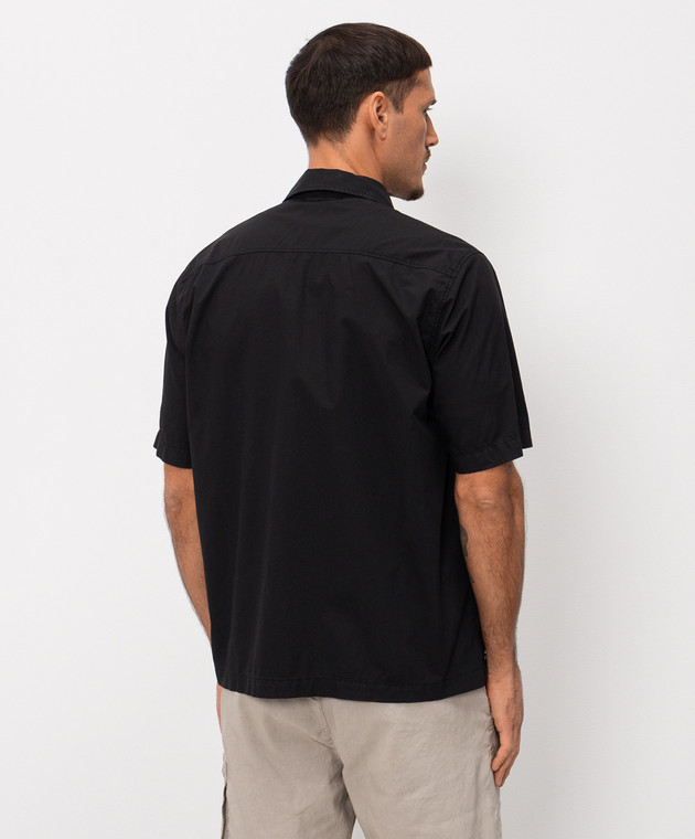 C.P. Company Черная рубашка с короткими рукавами MSH231A005328G изображение 4