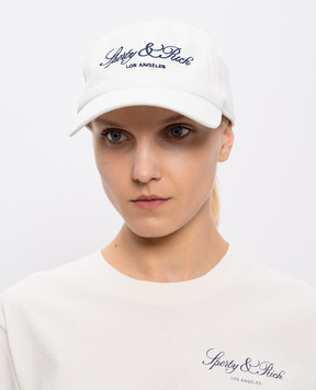 Sporty & Rich Біла кепка Vendome LA AC04076269WH37