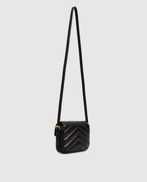 Saint Laurent Черная кожаная сумка кросс-боди LOULOU 873156AAEAX