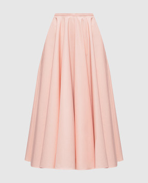 Givenchy Рожева спідниця з вишивкою логотипа BW412Q1642