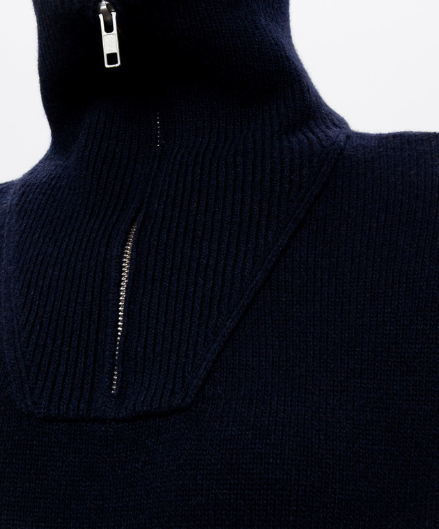 Maison Margiela MM6 Темно-синій светр з вовною S62GL0038M13349 зображення 5