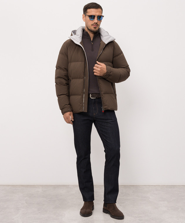 Canali Сірий джемпер з вовни MK01149C0015 зображення 2