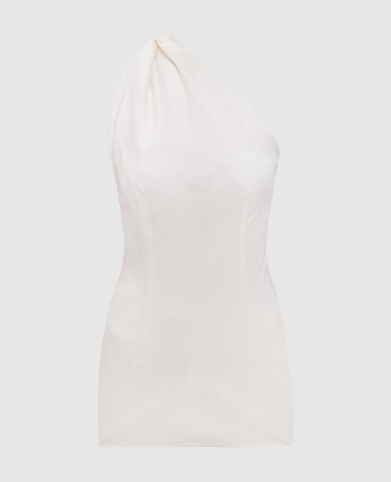 

Белый топ на одно плечо Agua из льна, Топы