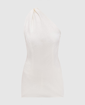 Faithfull Білий топ на одне плече Agua з льону FF3939WHT