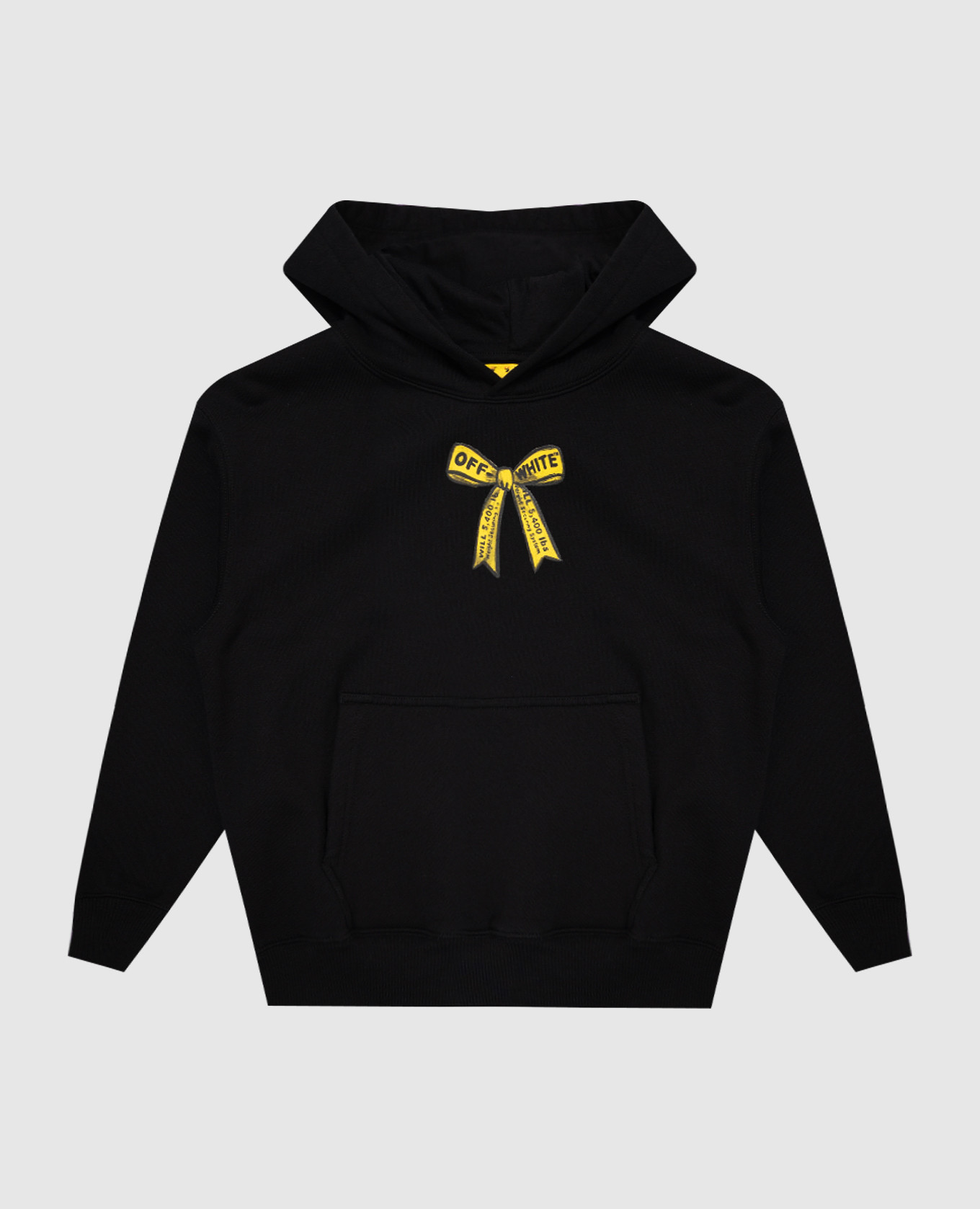 Детское черное худи Industrial Logo