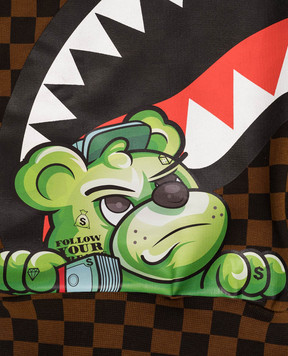 Sprayground Дитяча коричнева спортивна куртка Catch Bear SPY1393E