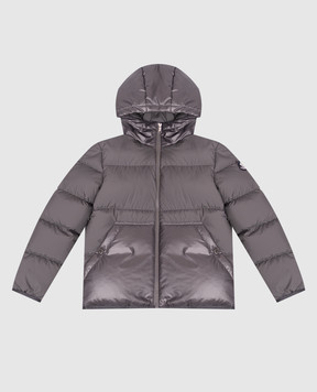Moncler ENFANT Детский серый пуховик Barin L29541A00065597YW