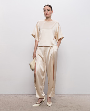 Simkhai Бежевая блуза Alina 4262086AL