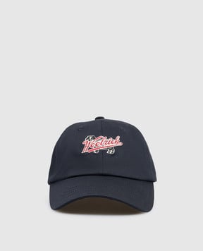 Woolrich Синя кепка з нашивкою логотипа CFWOAC2035MRUT3745