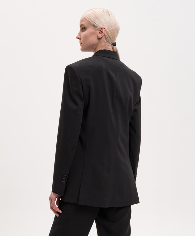 Ami Paris Черный жакет из шерсти FBV763WV0194 изображение 4