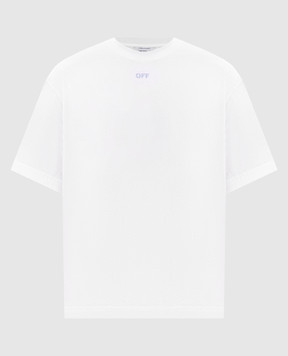 Off-White Біла футболка з логотипом OFF 44MAA120S26J00Y