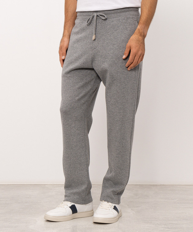 Canali Серые спортивные штаны MJ02454T0952 изображение 3