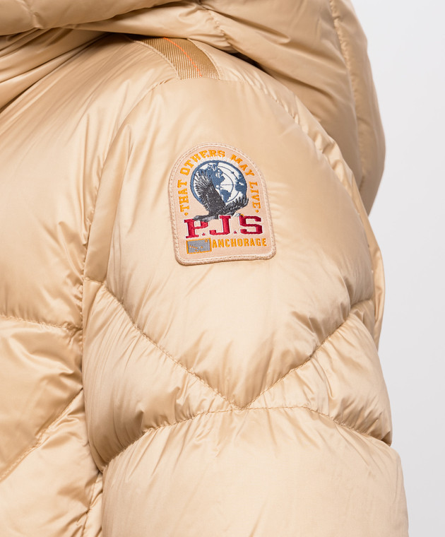 Parajumpers Бежевый пуховик Janet 26WPWPUHY33 изображение 5