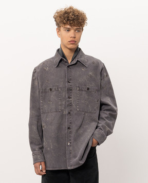 Maison Margiela MM6 Сіра сорочка SH2DT0055M30064