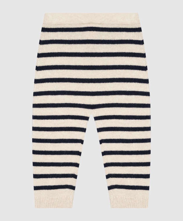 Dolce&Gabbana Детские брюки из шерсти в полоску L1KP04JDVNM изображение 2