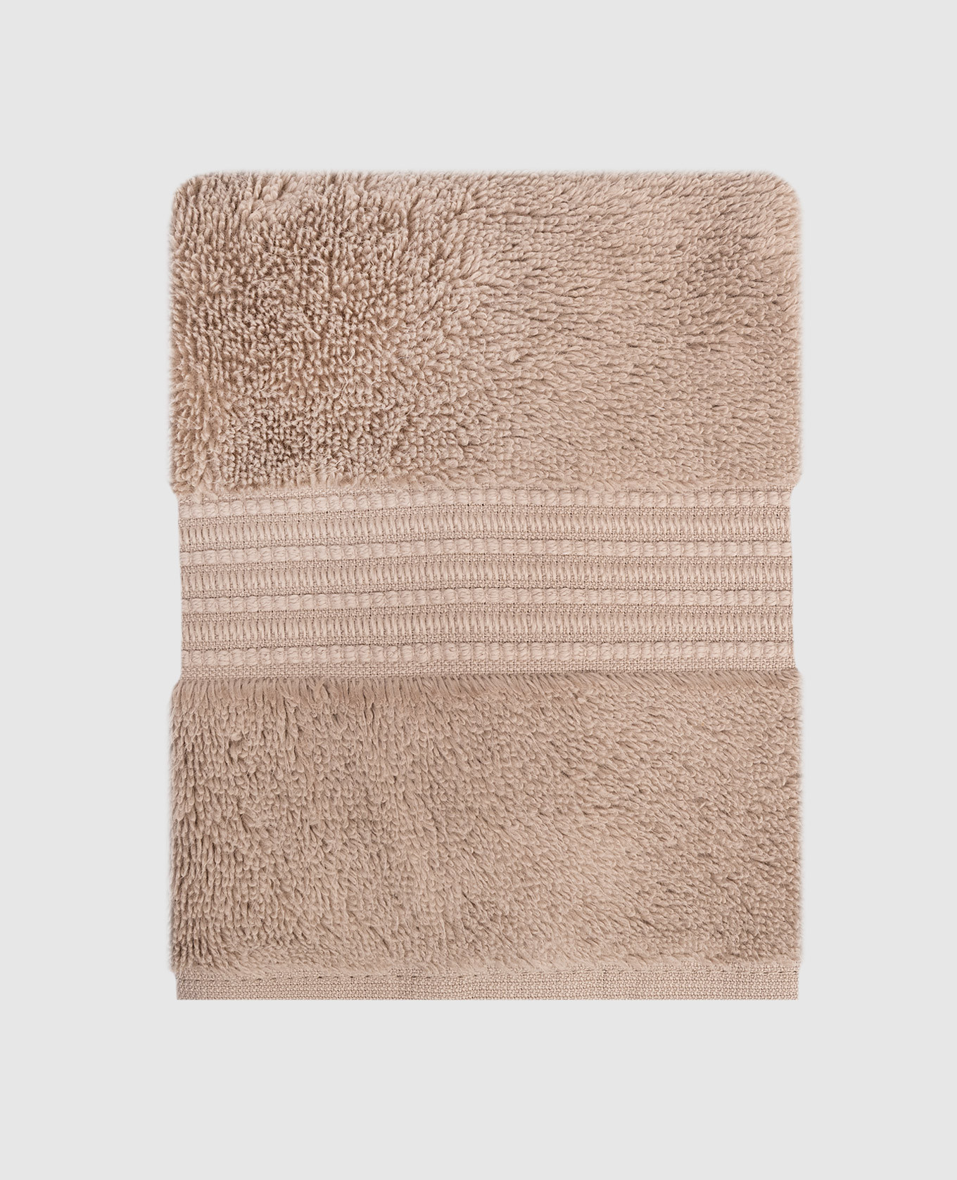 Коричневое махровое полотенце Key West 30х50