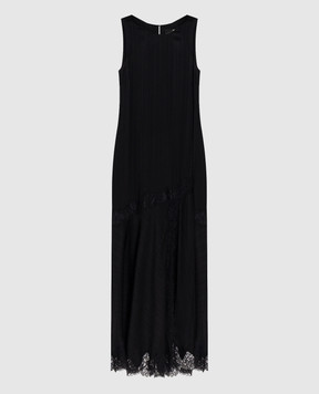 Twinset Чорна сукня з мереживом 262TP2120