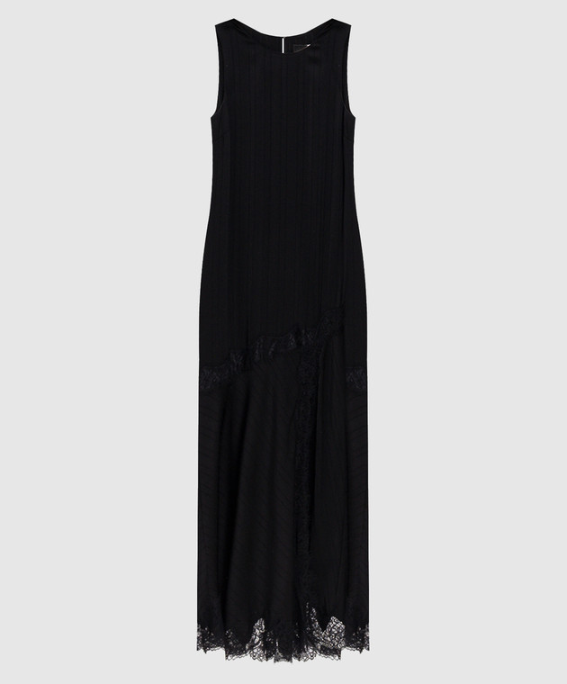Twinset Чорна сукня з мереживом 262TP2120