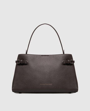 Brunello Cucinelli Коричневая кожаная сумка MBDKB2820