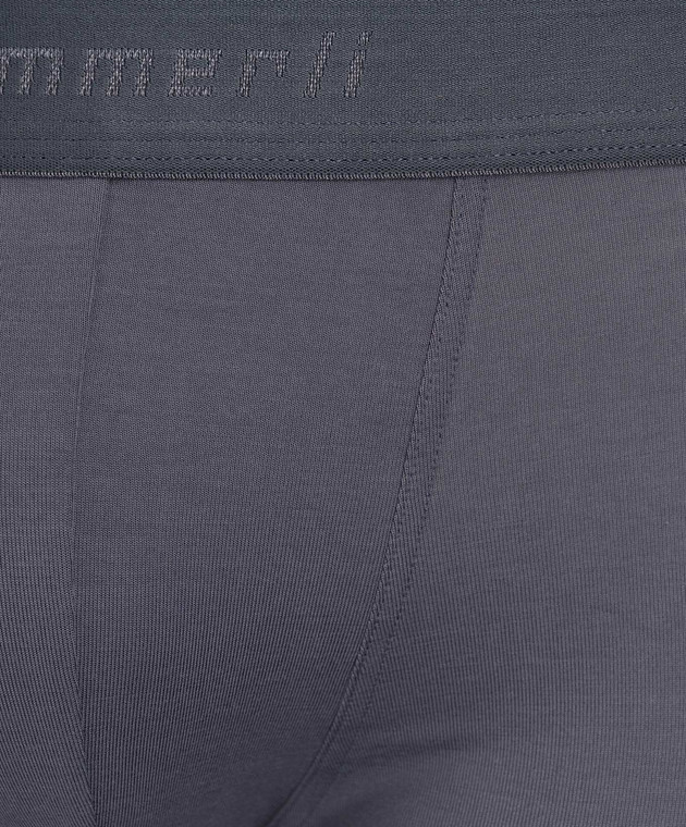 Zimmerli Синие трусы-боксеры с логотипом 7001343571 изображение 3