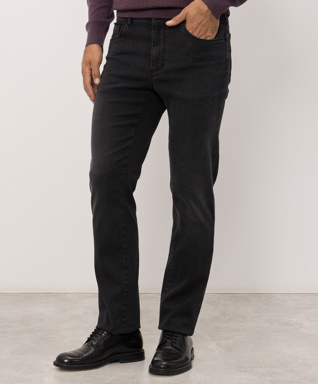 Stefano Ricci Черные джинсы M8T63B1140THEIB изображение 3