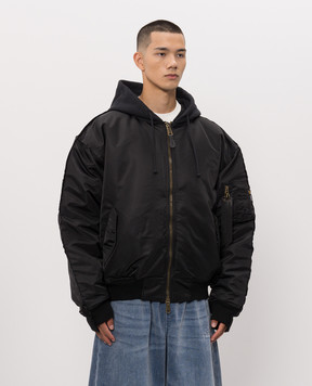 Vetements Черная куртка MH27JA018Bm