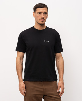 Officina 36 Чорна футболка Sicily Island CUPF78