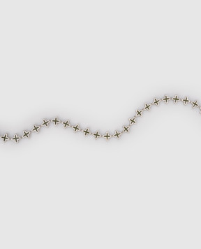 Darkai Сріблясте кольє Clover Olive DICO0062