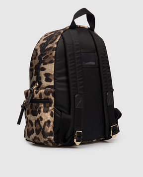 Dolce&Gabbana Дитячий рюкзак в анімалістичний принт EB0206AJ555