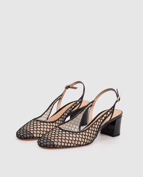 Santoni Черные слингбеки WDNC72201HA2NGHA