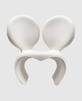 Qeeboo Біле крісло Don't F**k With The Mouse 52001WH