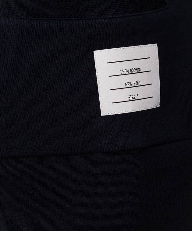 Thom Browne Синій кардиган з вишивкою BOAT MJT582E00535 зображення 5