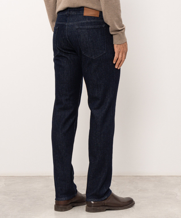 Trussardi Синие джинсы с логотип патч P408H004813NMJ380D60 изображение 4