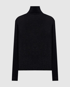 Allude Чорний гольф з вовною з люрексом 26564102