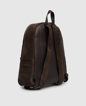 Orciani Коричневый замшевый рюкзак Laio Peach P00711SEN