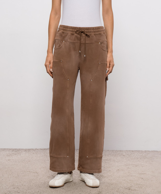 3.1 Phillip Lim Коричневі спортивні штани F26151432TFT зображення 3