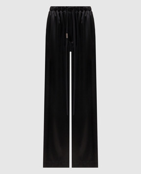 Ann Demeulemeester Чорні штани Sofi Relaxed Lounge B0014017FA734
