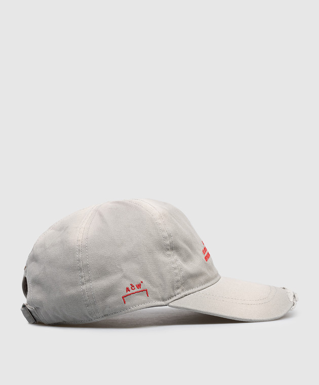 A Cold Wall Серая кепка с винтажным эффектом ACWUA240 изображение 3