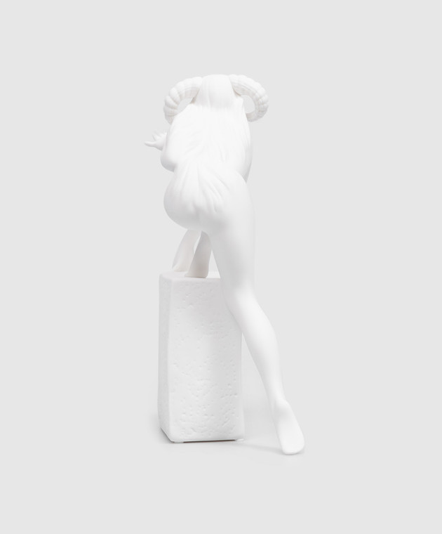 Palais Royal Декоративная белая фарфоровая статуэтка Zodiac Aries woman 4504 изображение 2