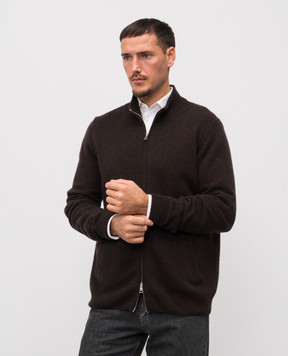 Cashmere&Whiskey Коричневый кардиган из кашемира MU7931307341PF