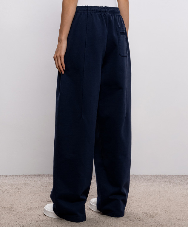 Vetements Синие спортивные штаны MH27SP183N изображение 4