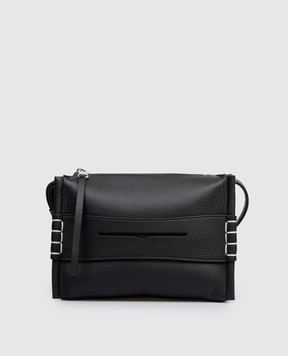 JW Anderson Черная кожаная сумка Loafer HB0767LA0377